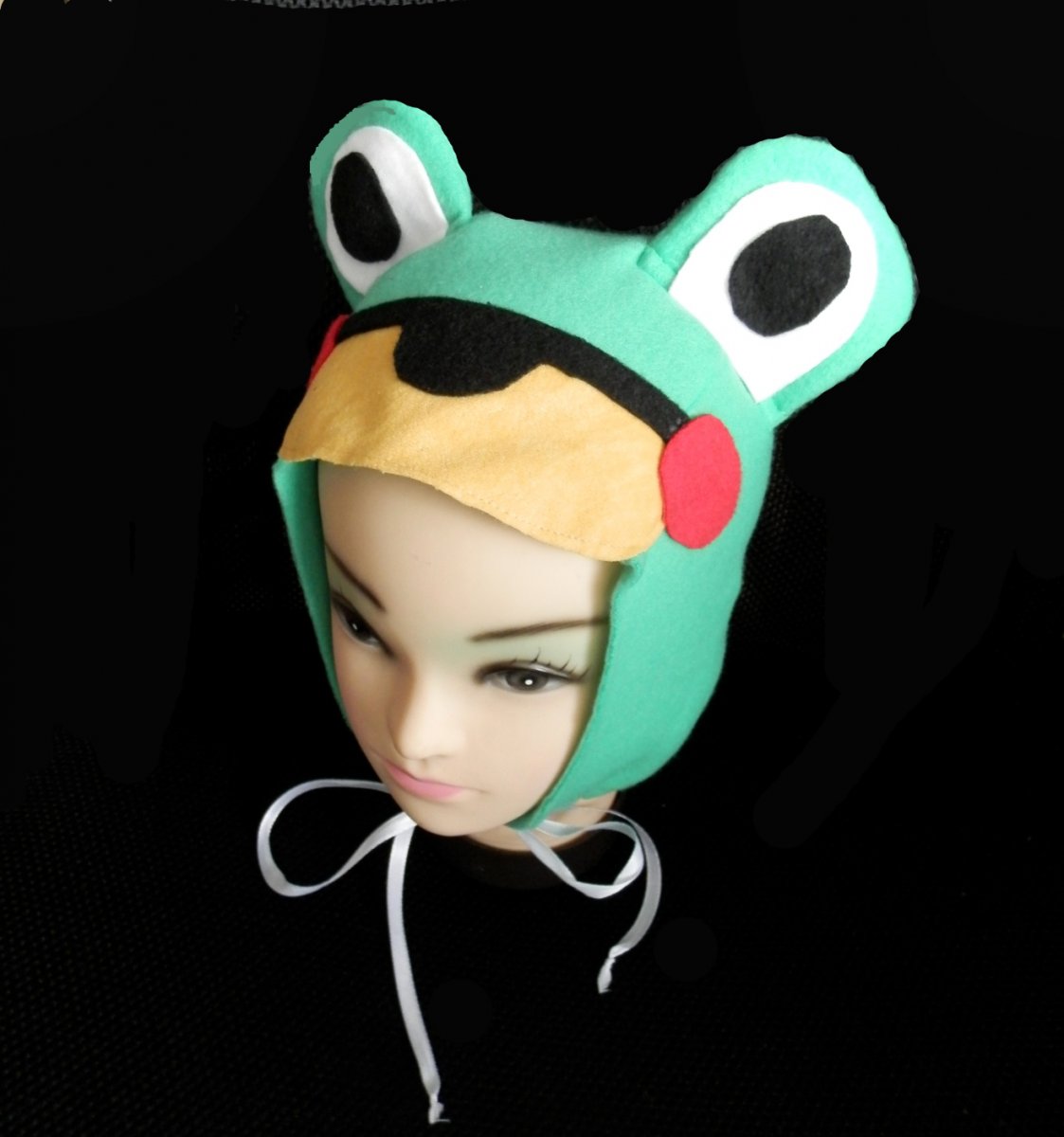 dospělá -maska žabka,žabička -čepice