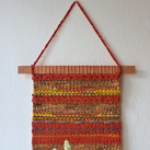 RUČNĚ TKANÁ DEKORACE - TAPISÉRIE - MACRAME