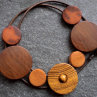 Dřevěný šperk - kroužky