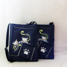 džínová crossbody-kočičáci