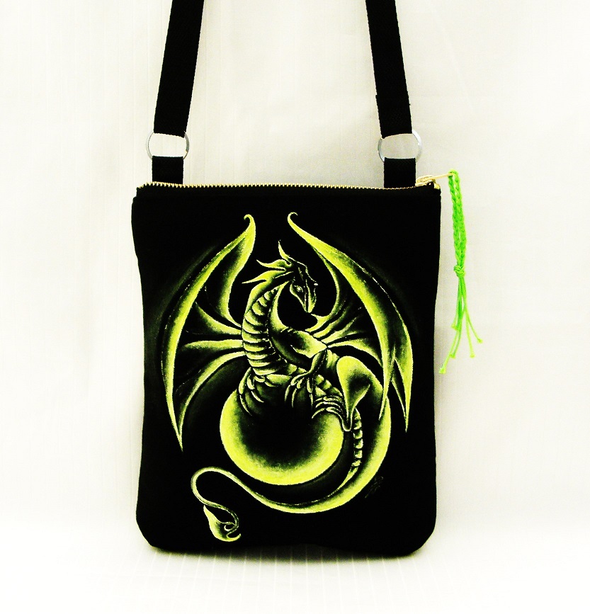 malá crossbody-svítící dráček