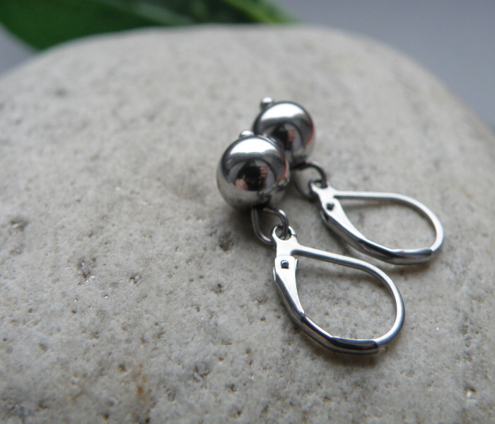 Naušnice - nerezové protialergické