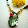 Rozkvetlá louka - náhrdelník