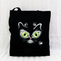 taška na nákup-kočičí oči