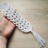 Macrame záložka do knihy.