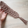 Macrame záložka do knihy.