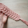 Macrame záložka do knihy.