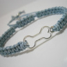 "Psí kostička" - náramek (macramé/unisex)