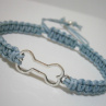 "Psí kostička" - náramek (macramé/unisex)