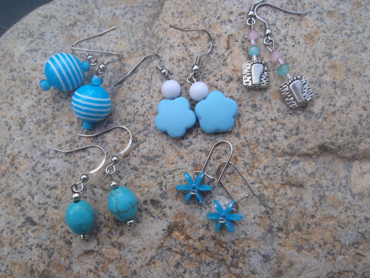 do tyrkysova - sada náušnic