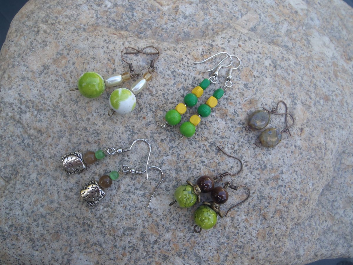 do zelena II - sada náušnic