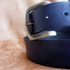 Opasek široký modrý