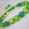 Letní neonový náramek (macramé/shamballa)