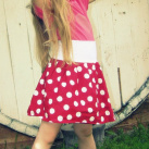 Dívčí retro sukně