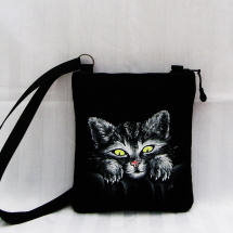 malá crossbody- kocourek