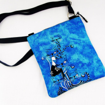 malá crossbody-tyrkysová kočičí