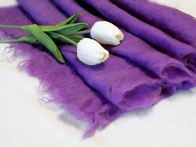 Fialková-dečka na focení miminek