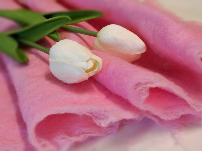 Růžová-dečka na focení miminek