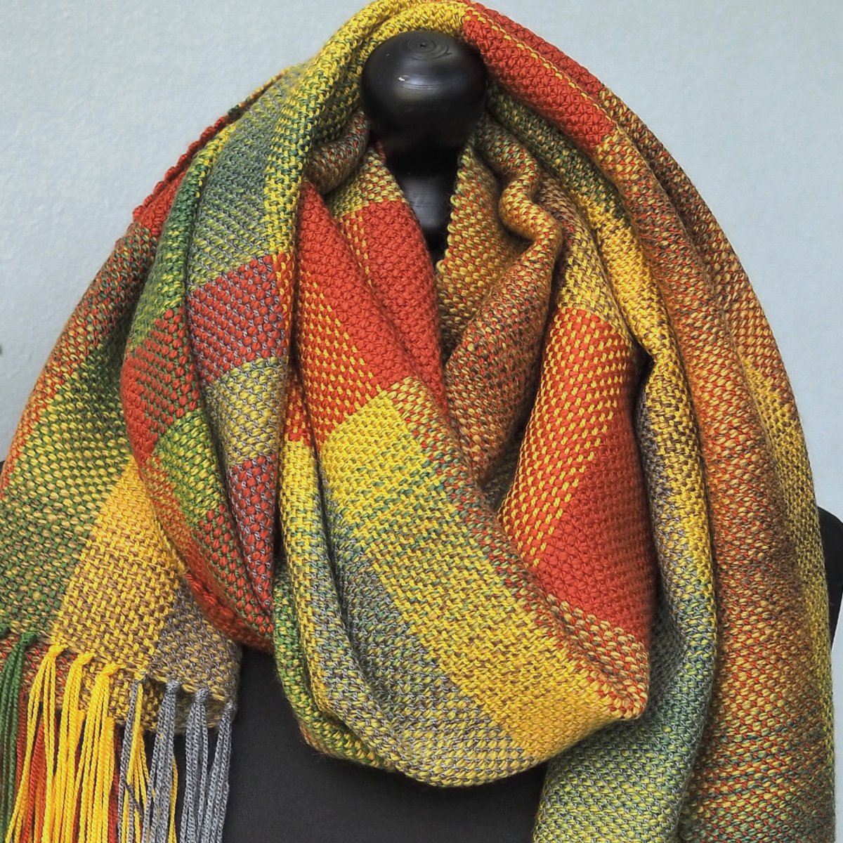 RUČNĚ TKANÁ ŠÁLA - PLÉD - KAMILA