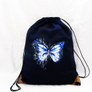 DOPRODEJ-batoh-modrofialový motýl-299KČ
