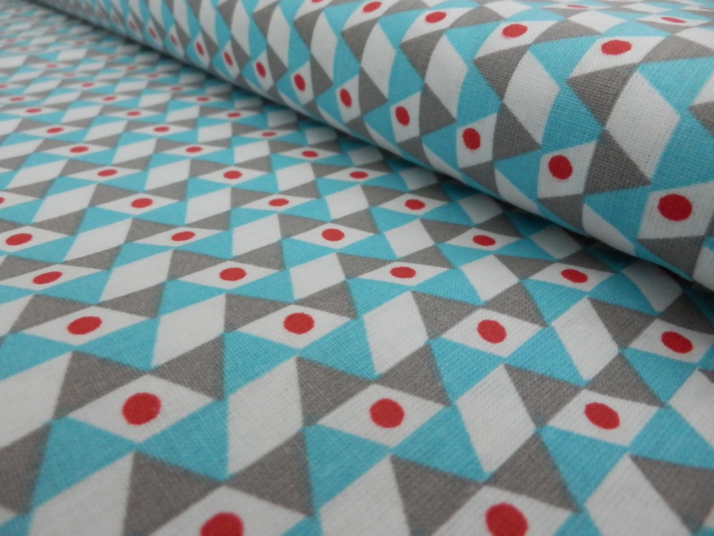 Geometrie modro-šedé