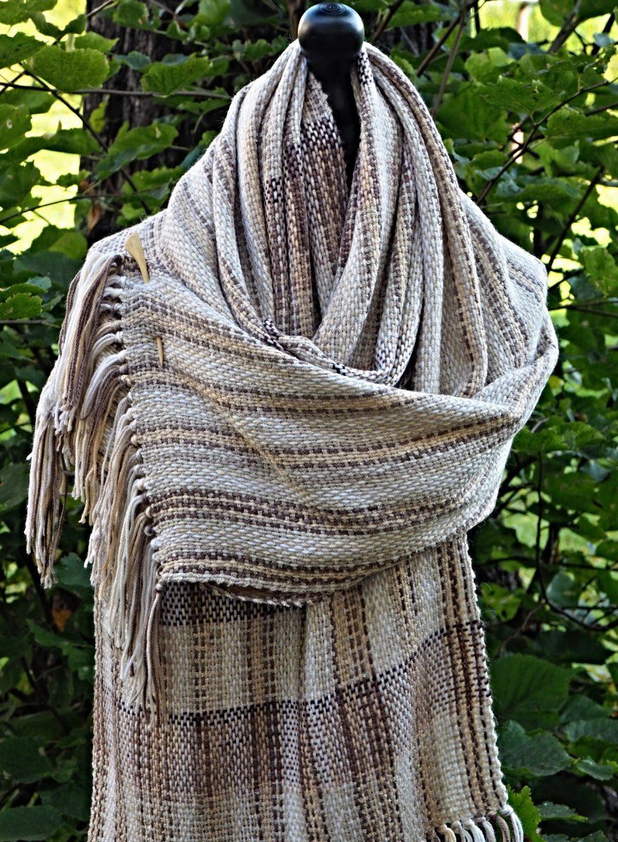 RUČNĚ TKANÁ ŠÁLA - PLÉD - SYLVA 