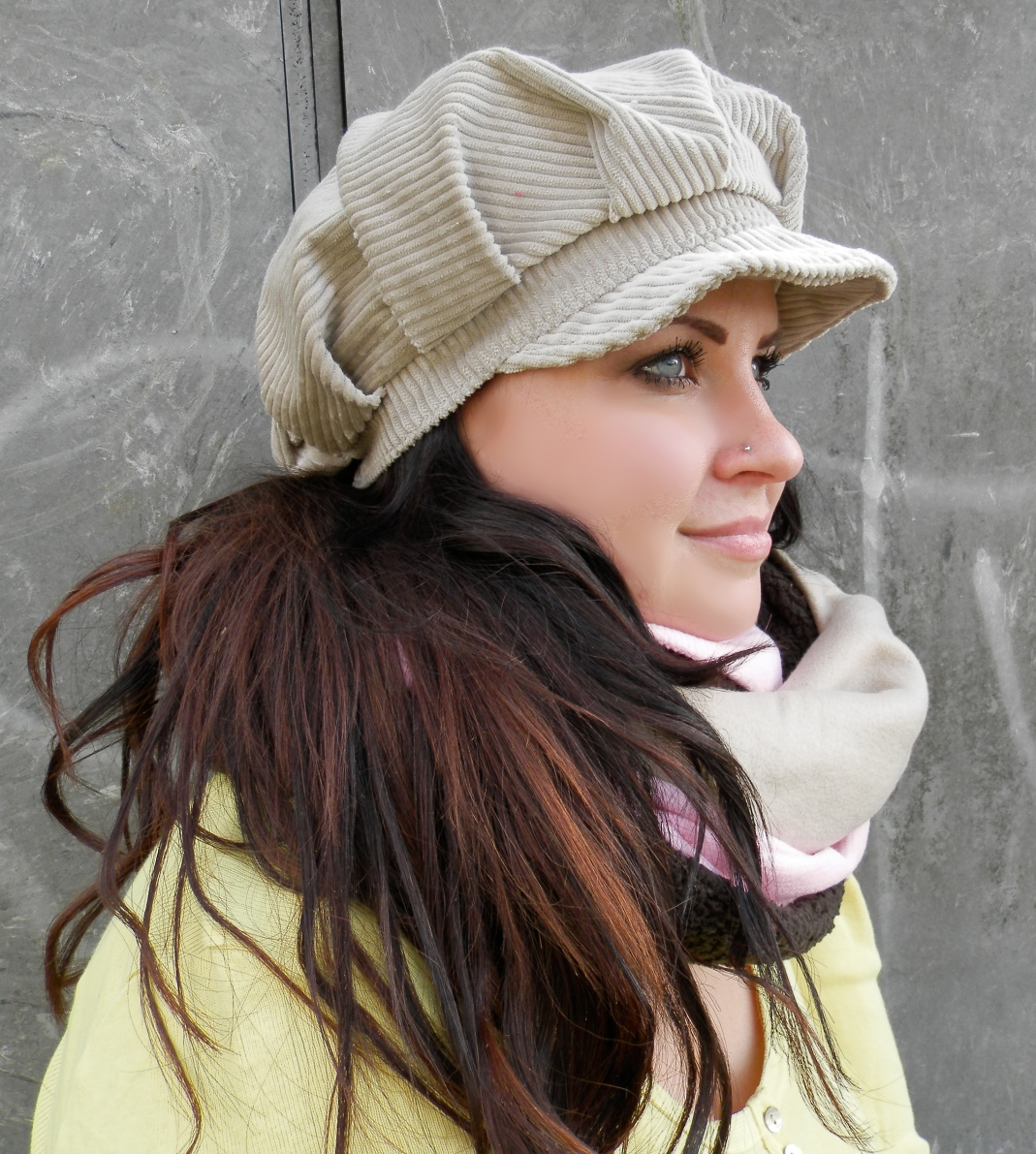 BEKOVKA,KŠILTOVKA menžestrová krémová-s podšívkou