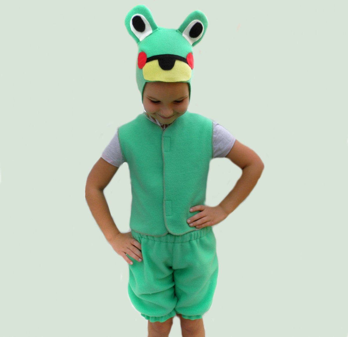 maska žabka,žabička -čepice-dospělá