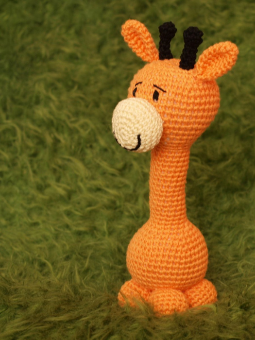 Žirafa Amálka oranžová