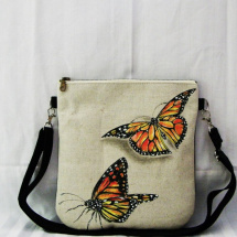 crossbody s motýlky