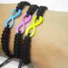 Infinity náramky "neonové" - macramé (Unisex)