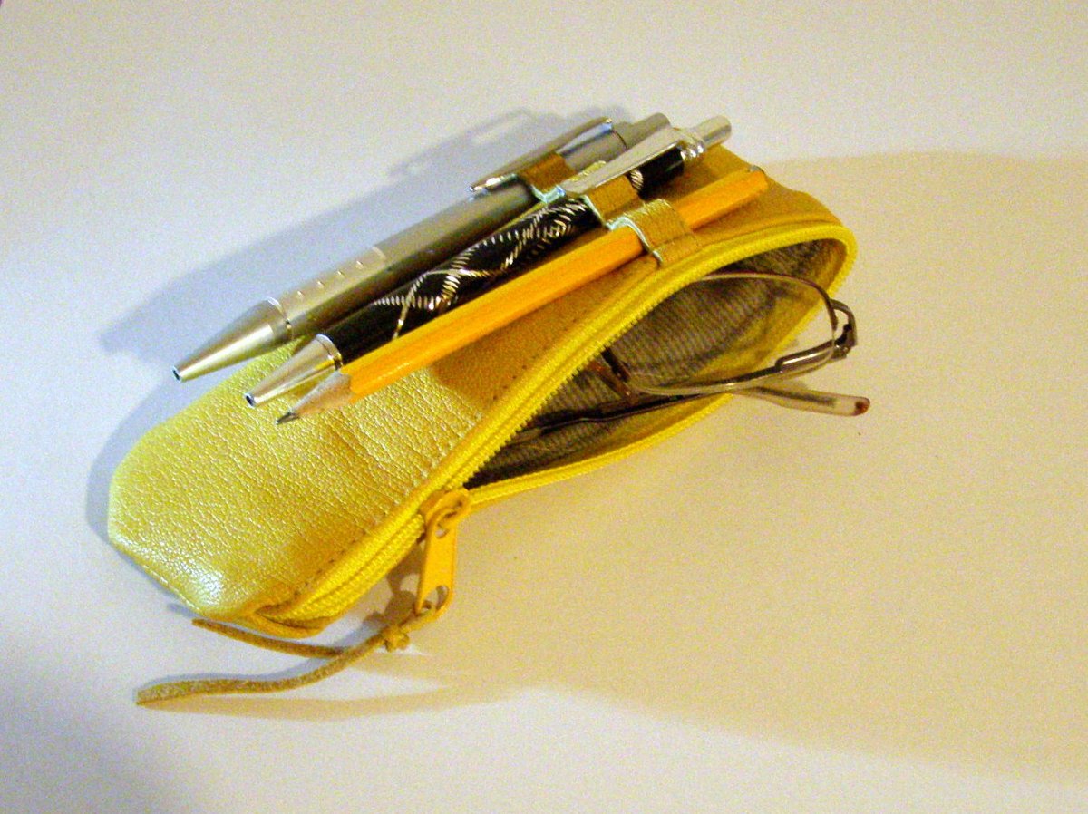 "Futrál na zoomy" - kožený s příslušenstvím