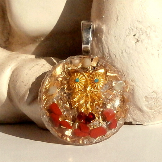 ORGONIT *Symbol moudrosti, Sova* , 2