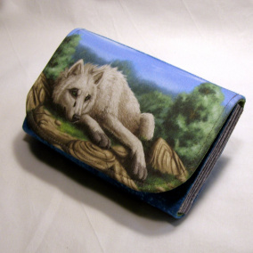 "Spirit Wolf" - peněženka *15,5 x 10*