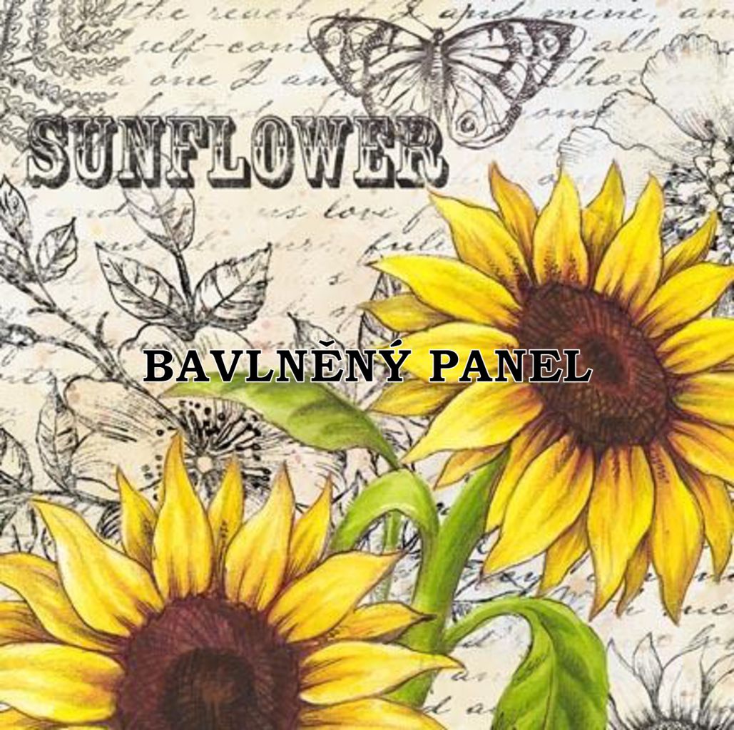 BAVLNĚNÝ PANEL - digitální tisk -  PB246