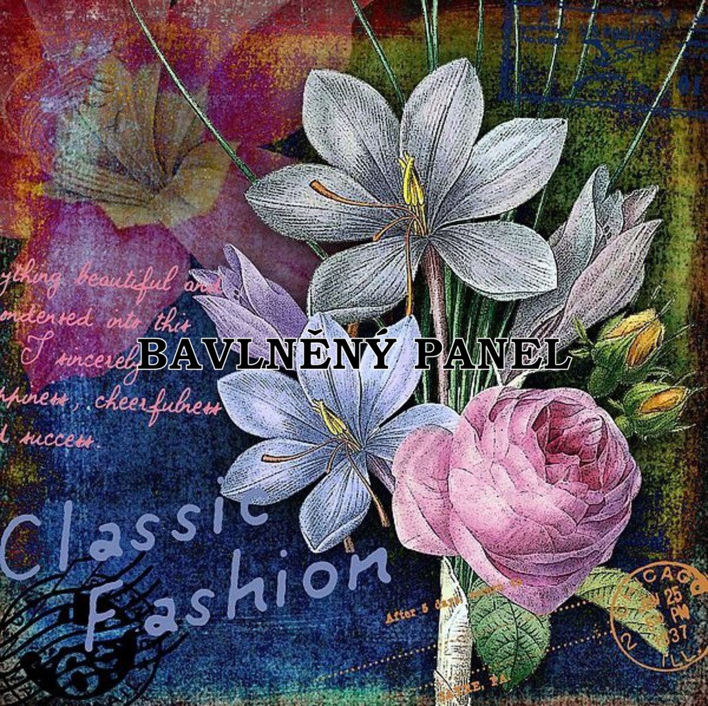 BAVLNĚNÝ PANEL - digitální tisk -  PB256