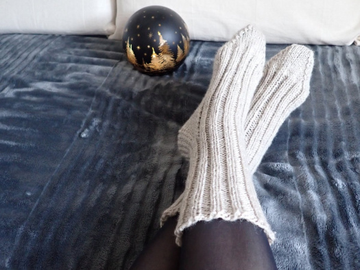 Teplé vlněné ponožky vel. 40