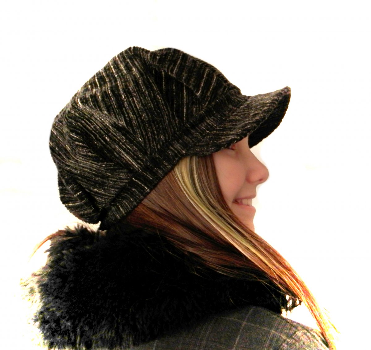 ČEPICE BEKOVKA dámská menžestr černošedá