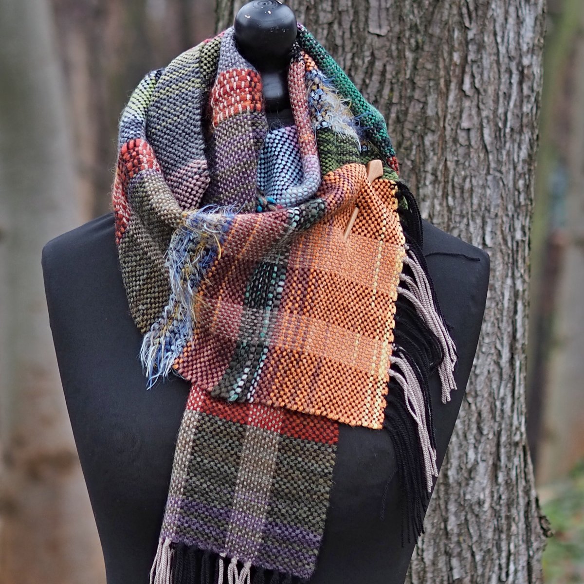 RUČNĚ PLETENÁ ŠÁLA - ESTER