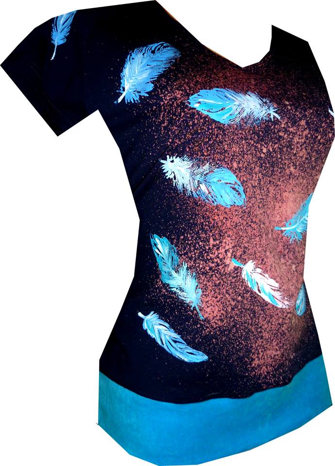 PEŘÍČKA - tričko dámské