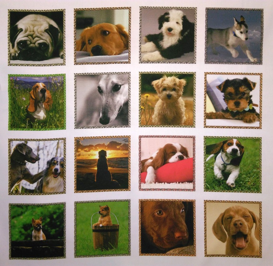 BAVLNĚNÝ PANEL /I  NA PEXESO/ - SADA 47 x 47 cm PF3