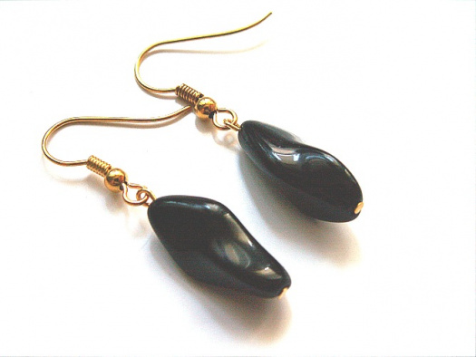 Náušnice BLACK STONE (NA0560)
