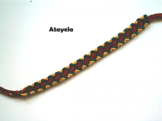 Drhaný náramek RASTA (NR1182)