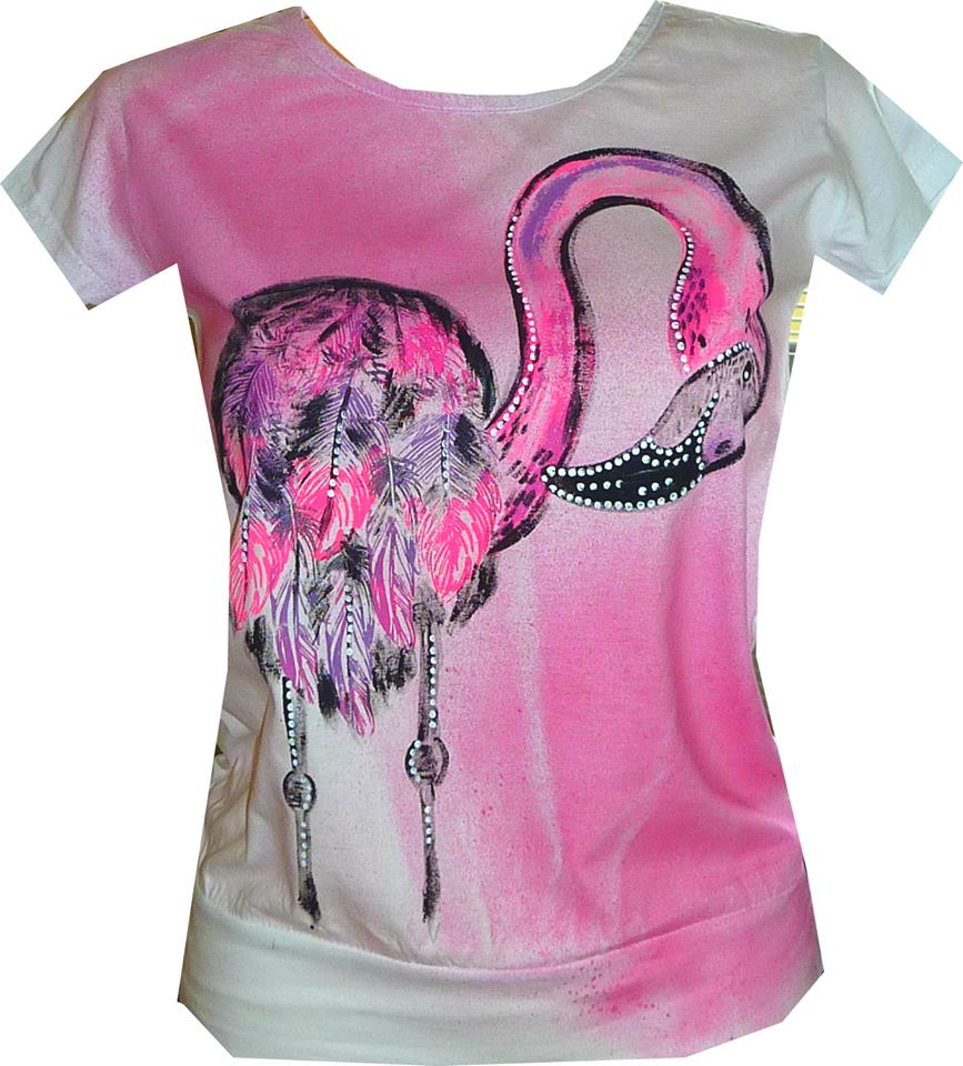 PLAMEŇÁK - tričko dámské