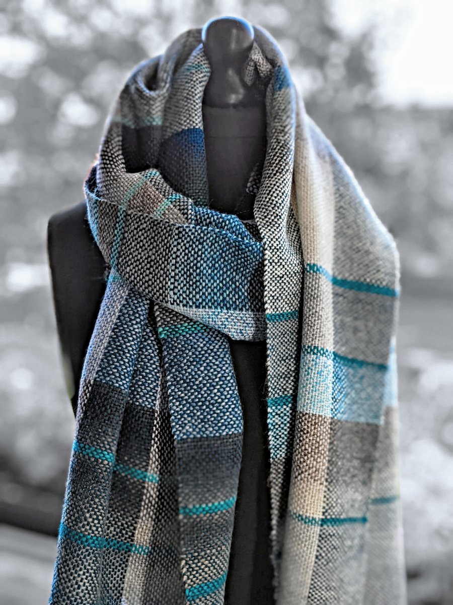 RUČNĚ TKANÁ ŠÁLA - PLÉD - GABRIEALA