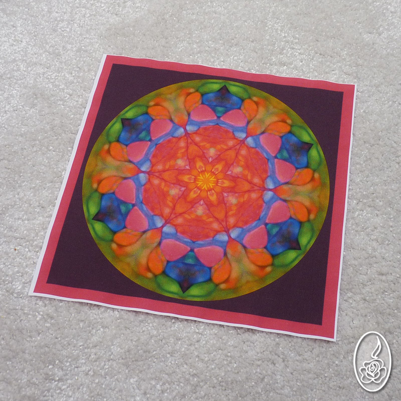 Látkový panel s mandalou 6