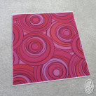 Látkový panel s růžovým vzorem