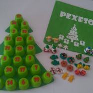 Adventní kalendář - Fimo pexeso - Vánoce