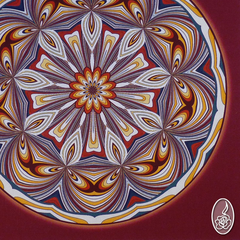 Autorská látka s mandalou 21