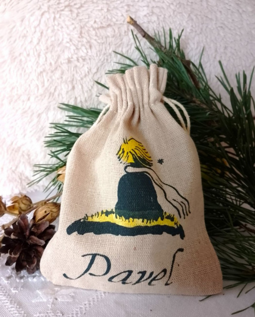 Malovaný dárkový pytlík - Pavel